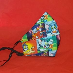 Tom and jerry face mask